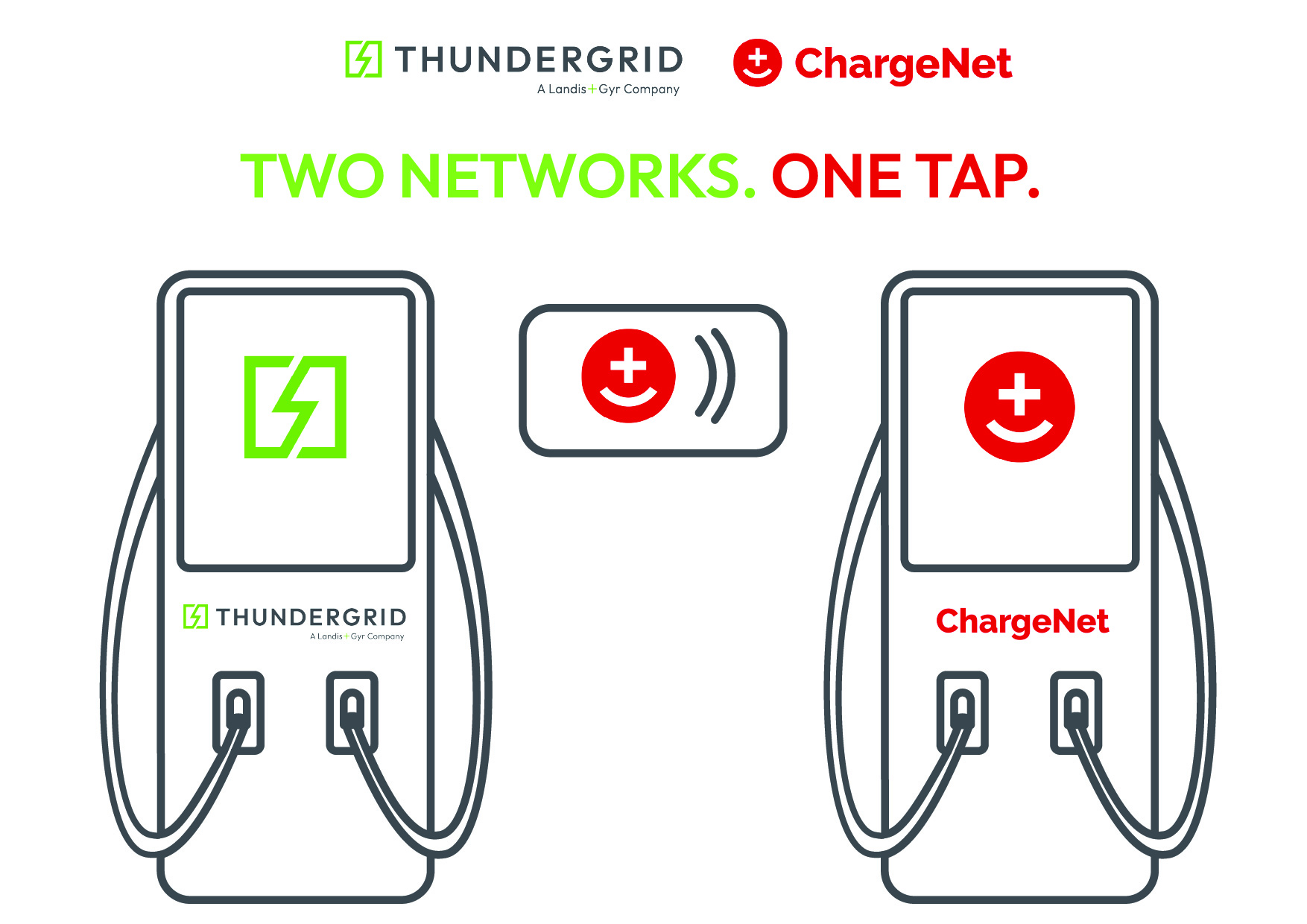 Thudergrid two chargers illustration_white background